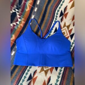 LSKD Streamline Bra (Blue, Large)